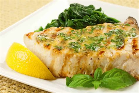 Swordfish is a great choice for grilling, and topped with a herb butter ...