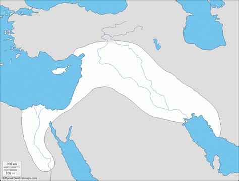 Fertile Crescent Map - Color Week 1 | Cycle 1 Geo | Civilization With ...