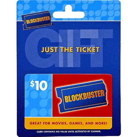 BLOCKBUSTER | Gift Cards | Robert Fresh Shopping