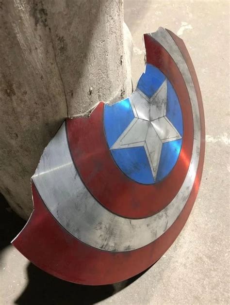 Captain America Shield Broken Shield Avenger Endgame - Etsy