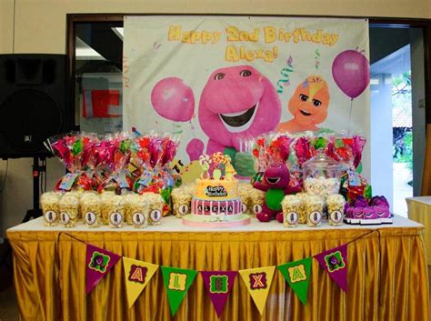 Barney and Friends Birthday Party Decorations Barney Birthday Party ...