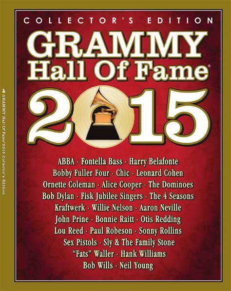 GRAMMY Hall Of Fame® 2015 by FX Group - Issuu