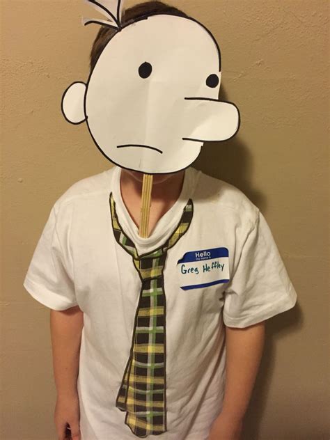 Dairy of a Wimpy Kid costume Greg Heffley | Kostüm, Masken