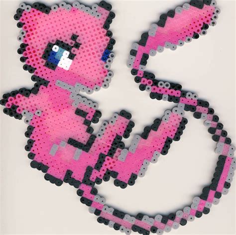 Mew Perler by PhaedraDormen on DeviantArt