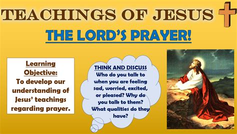 Teachings of Jesus - The Lord's Prayer! | Teaching Resources