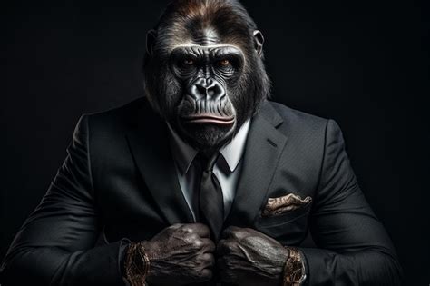 Premium AI Image | western lowland gorilla