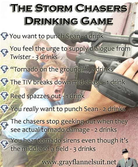 The Storm Chasers Drinking Game | grayflannelsuit.net