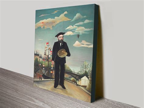 Myself Henri Rousseau Self Portrait Print on Canvas | Cheap Wall Art AU