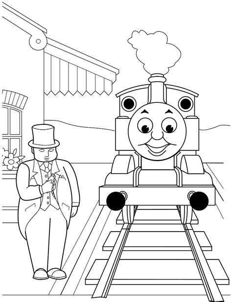 Thomas The Train Coloring Pages at GetColorings.com | Free printable ...