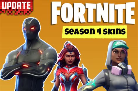 Fortnite Season 4 SKINS: Battle Pass Tier 1 to 100 skins revealed for ...