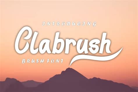 Clabrush Font - FreeDaFonts