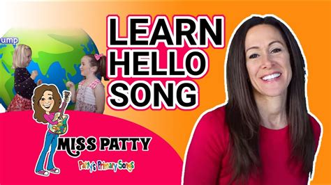 Learn Greeting Song for Children | Hello Song by Patty Shukla Nursery ...