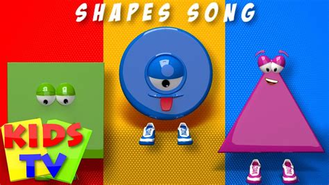 shapes song | we are shapes | 3d shapes | kids tv learning videos - YouTube