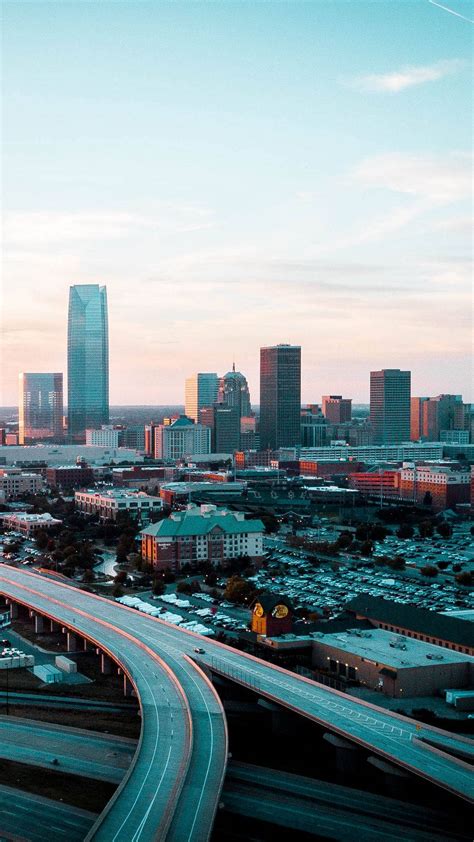 Download Stunning Oklahoma City Skyline Phone Wallpaper | Wallpapers.com