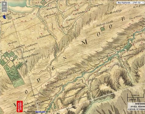 Culloden battlefield map | Culloden, Battlefield, Battle