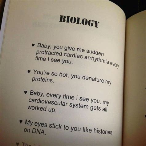 Nucleus Pick Up Lines Biology