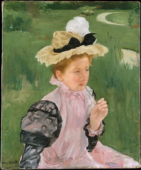 Mary Cassatt | Portrait of a Young Girl | American | The Metropolitan ...