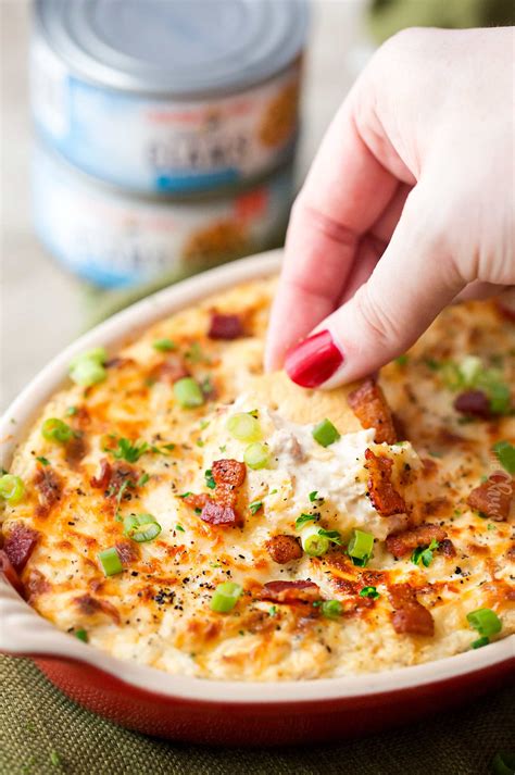 Bacon Horseradish Baked Clam Dip - The Chunky Chef