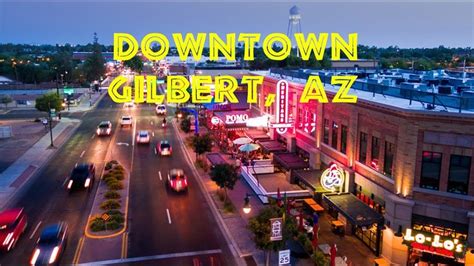 GILBERT ARIZONA - DOWNTOWN TOUR! | Gilbert arizona, Arizona sunset, Arizona