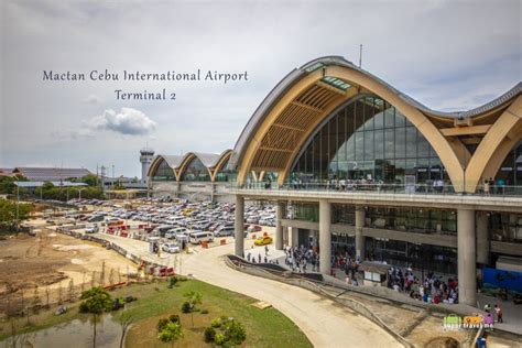 The exterior of Mactan Cebu International Airport Terminal 2 ...