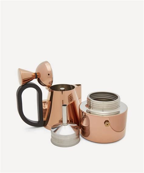 Copper-Toned Brew Stovetop Espresso-Maker | Liberty London