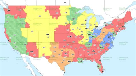 NFL coverage map 2023: TV schedule for Week 4