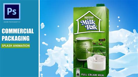 Learn Milk Splash for Commercial Project | Adobe Photoshop cc Animation ...