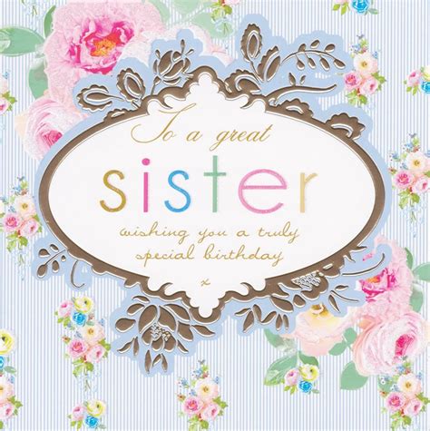 Sister Birthday Cards Printable