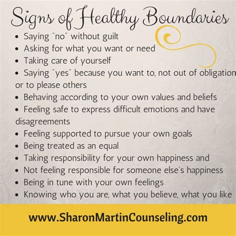 What are Healthy Boundaries? - Sharon Martin Counseling Campbell, CA