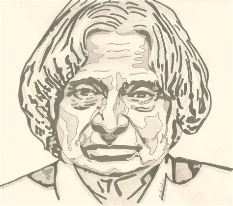 A P J Abdul Kalam Sketch How To Draw Apj Abdul Kalam Youtu | NBKomputer