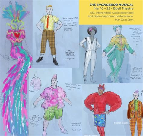 'The SpongeBob Musical' costumes: Moving from 2D to 3D - Denver Center ...