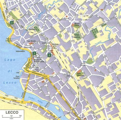 Map of Lecco