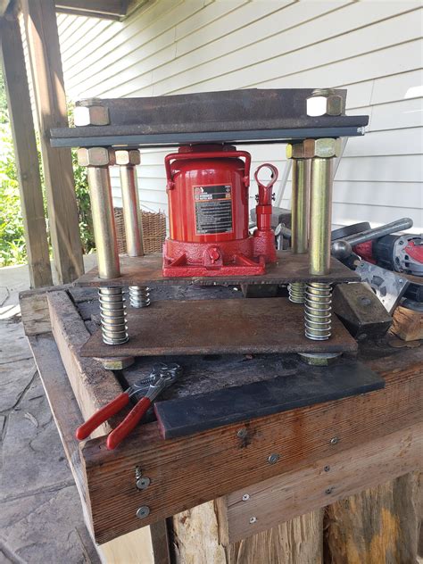 Diy Bearing Press : Diy Video Homemade Five Ton Hydraulic Press Simple ...