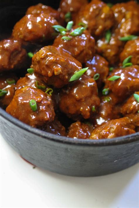 BBQ Venison Meatballs slow cooked in a savory bbq sauce