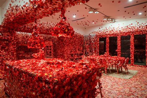 Yayoi Kusama's Latest Obliteration Room is Covered in Flowers