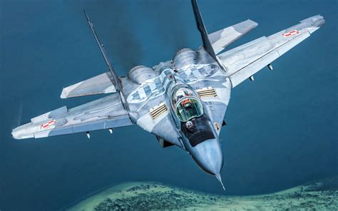 Download wallpapers MiG-29, Polish Air Force, Fulcrum, jet fighter, LWF ...