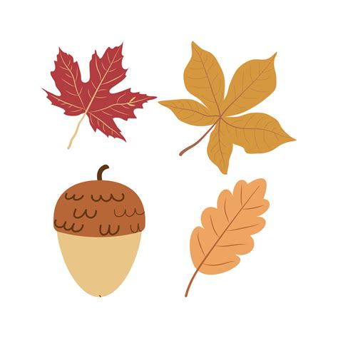 Fall Acorn Clip Art