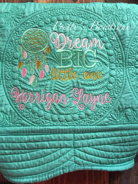 Monogrammed Baby Quilt Personalized Baby Quilt Cotton | Etsy