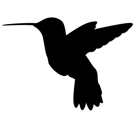 Free Hummingbird Drawing Silhouette, Download Free Hummingbird Drawing ...