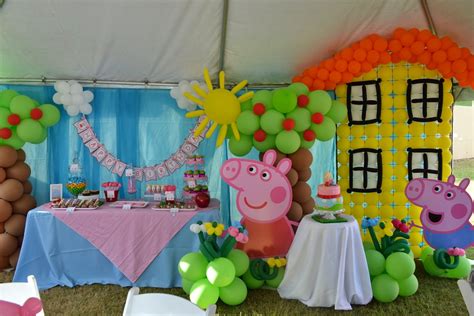 Ideas birthday party of Peppa pig | How to organize