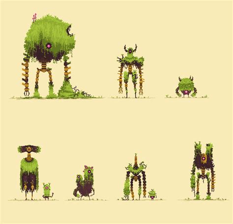 Tree Pixel Art Pixel Art Characters Pixel Art Design Pixel Art Games ...