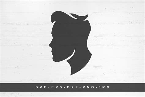 Male Head Profile Silhouette Graphic by vasyako1984 · Creative Fabrica