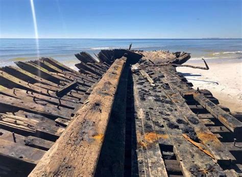 Shipwrecks on Dog Island in 1899 unearthed by Hurricane Michael