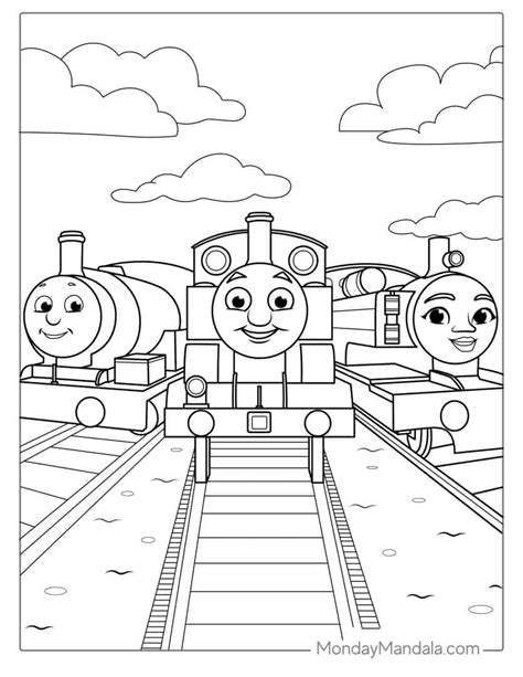 42 Thomas & Friends Coloring Pages (Free PDF Printables)