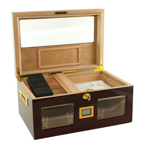 125 Cigar Humidor with digital hygrometer | Cigar Star – Premium ...