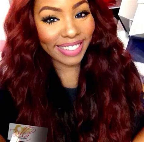 Red/Maroon hair extensions. Instagram @ BellaDreamHair Every Girl ...