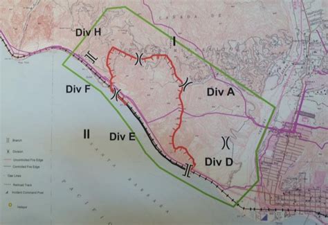 Evacuation Map For The Ventura Fire