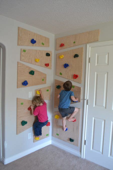 Do It Yourself Climbing Wall - The Created Home