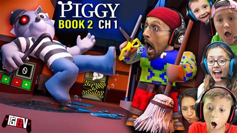 PIGGY BOOK 2! Escaping The Alleys w/ Doggy! (FGTeeV Ch. 1 + New Quiet ...