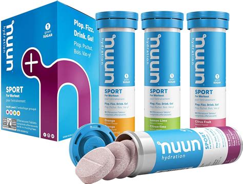 Nuun Sport: Electrolyte Tablets, Effervescent Hydration Supplement ...